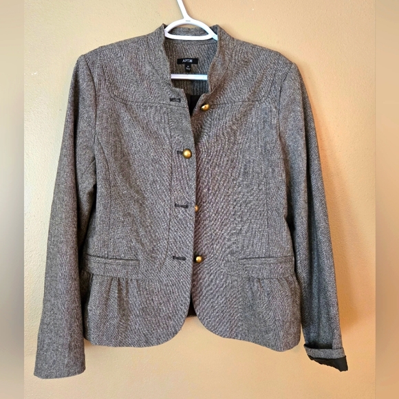 Apt. 9 Charcoal Blazer Versatile Suit Jacket - Picture 1 of 12